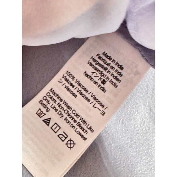 NWT J. Crew 100% Cupro Sheer Ruffle Front Blouse Size 00 Light Blue OP $79.99 - Picture 7 of 11